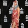 Um dos looks que mais chamou a atenção do público foi o vestido de carne crua usado por Lady Gaga no Video Music Awards 2010