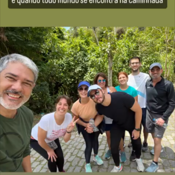 Foto do reencontro de Fátima Bernardes e William Bonner com seus respectivos parceiros foi publicada por Tulio Gadêlha