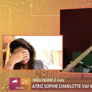 Sophie Charlotte foi às lágrimas na homenagem a Gal Costa feita pelo 'Encontro com Patrícia Poeta'