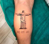 Dennis DJ realizou live aos pés do Cristo Redentor e decidiu eternizar o momento com uma tatuagem