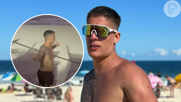 A Fazenda: Tiago Ramos ficou no centro de uma polêmica após briga na praia