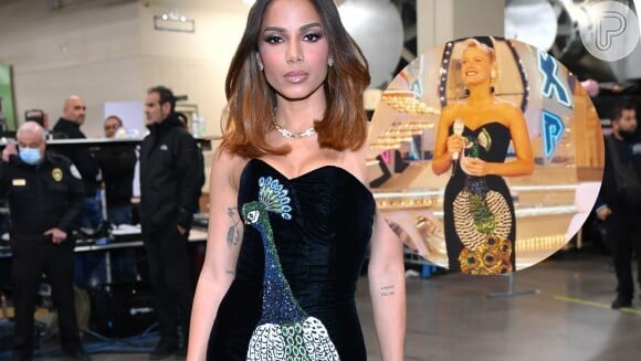 Look de Anitta no Grammy Latino é recriação de vestido de Xuxa em programa icônico de 1992