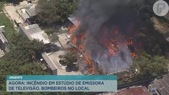 Não houve feridos no incêndio dos Estúdios Globo nesta sexta-feira (18)