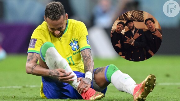 Parças de Neymar se manifestam após lesão do jogador na Copa do Mundo 2022