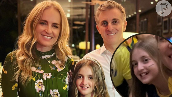 Filha de Angélica e Luciano Huck, Eva roubou a cena em uma comemoração da Copa do Mundo com os pais e amigos famosos