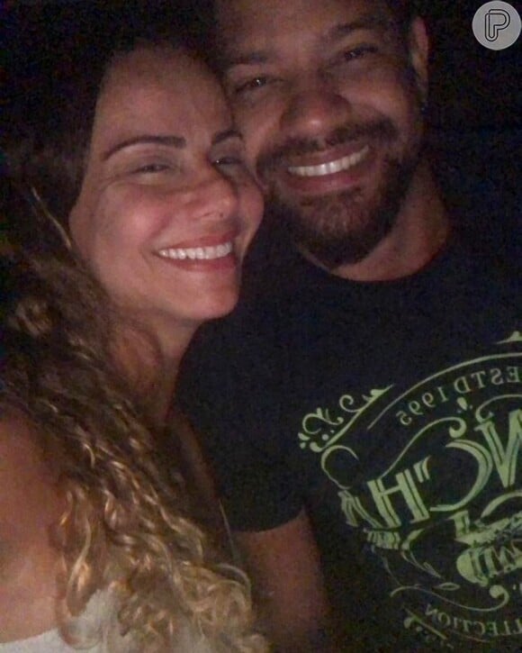 Viviane Araújo e Guilherme Militão comemoram três anos juntos