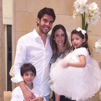 Carol Celico e Kaká festejam Réveillon com os filhos após reatarem casamento