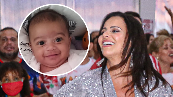 Um rapazinho! Viviane Araujo mostra antes e depois de Joaquim e bebê surpreende pelo rápido crescimento. Fotos!