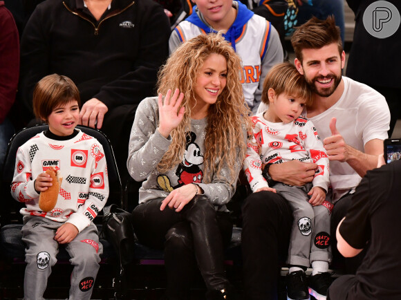 Shakira e Gerard Piqué são pais de Milan e Sasha