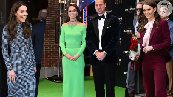 Vestido alugado, xadrez e mais! A mala de viagem de Kate Middleton para os EUA foi cheia de tendências