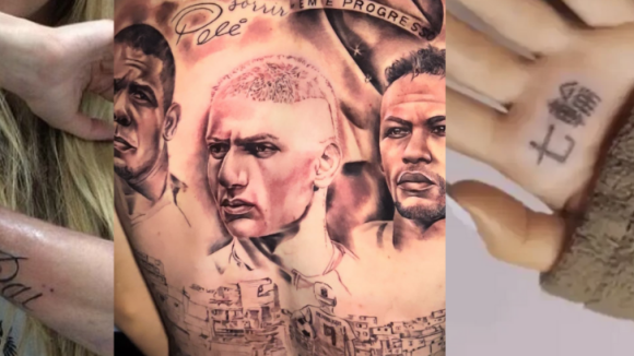 Richarlison gets new back tattoo of Neymar, Ronaldo and himself