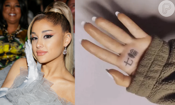 Ariana Grande faz tatuagem em japonês e erra (duas vezes)