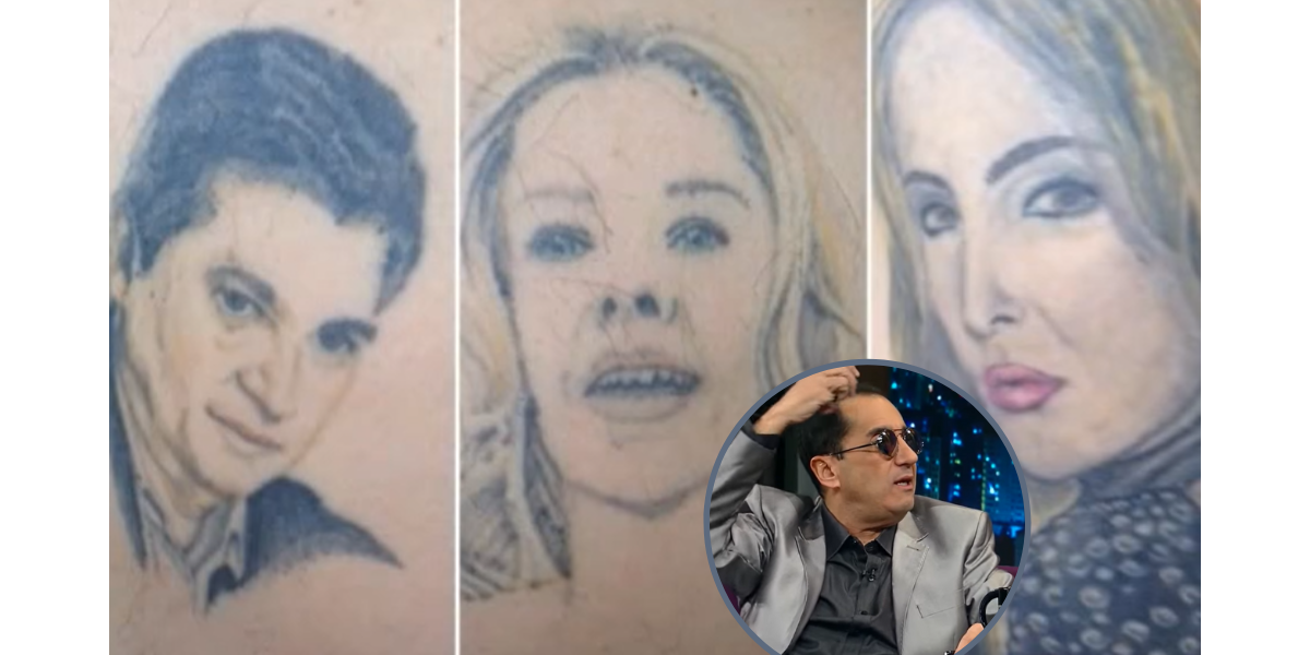 Foto Kajuru tem uma série de tatuagens para homenagear famosos e