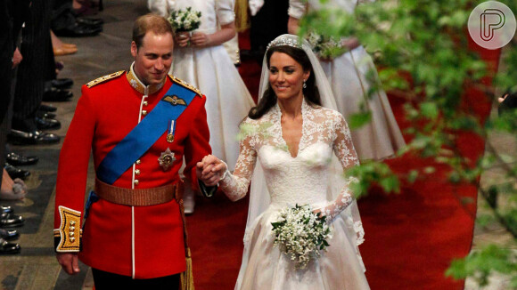 Príncipe William e Kate Middleton se casaram em 2011
