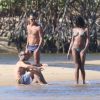 Naomi Campbell está curtindo dias de descanso em Trancoso, na Bahia
 