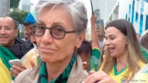 Cássia Kis participou de atos antidemocráticos após a derrota de Bolsonaro nas eleições