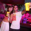 Caio Castro e Maria Casadevall era só sorrisos durante festival de música de verão em Porto de Galinhas, em Pernambuco