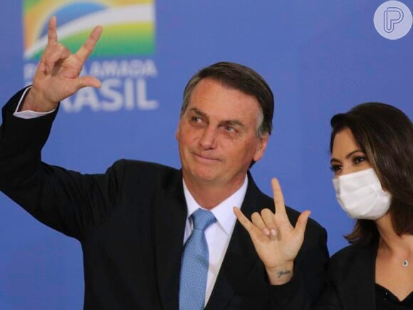 Jair Bolsonaro e Michelle estão casados desde 2013