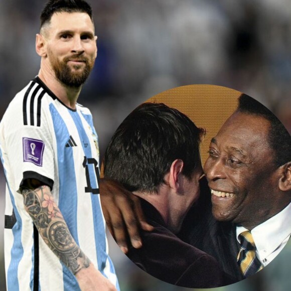 Morte de Pelé: Messi se manifesta em post no Instagram e recorda encontro com 'Rei'