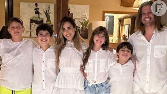 Wanessa Camargo e Dado Dolabella reuniram seus filhos em foto de Ano Novo em 31 de dezembro de 2022
