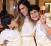 Wanessa Camargo posou em momento de carinho com os filhos, José Marcus, de 10 anos, e João Francisco, de 8
