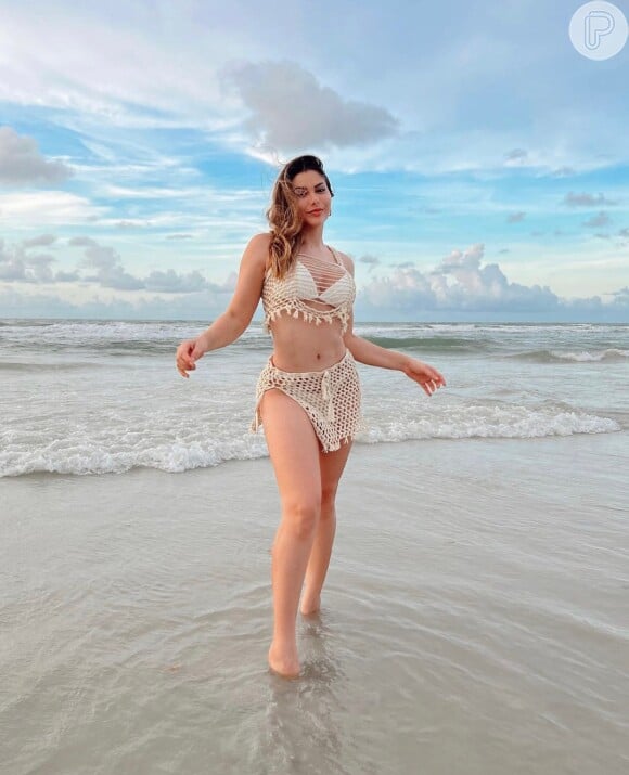 Verão, calor e moda praia: o combo que a influenciadora Thays Sintra ama