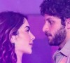 Ari (Chay Suede) e Chiara (Jade Picon) reatam a relação e fazem sexo, na novela 'Travessia'