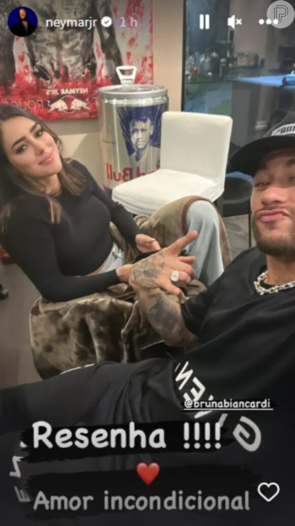 Neymar e Bruna Biancardi ficaram amigos após o fim do namoro