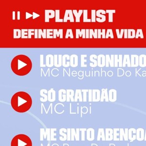 MC Guimê escolheu músicas que, segundo ele, definem sua vida