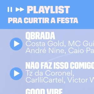 MC Guimê também escolheu músicas para curtir as festas do 'BBB 23'