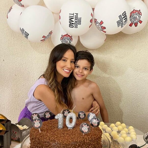 O filho mais novo de Cristiano Araújo completou 10 anos de idade