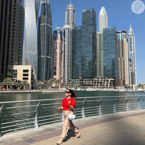 Sabrina Petraglia está morando em Dubai com a família