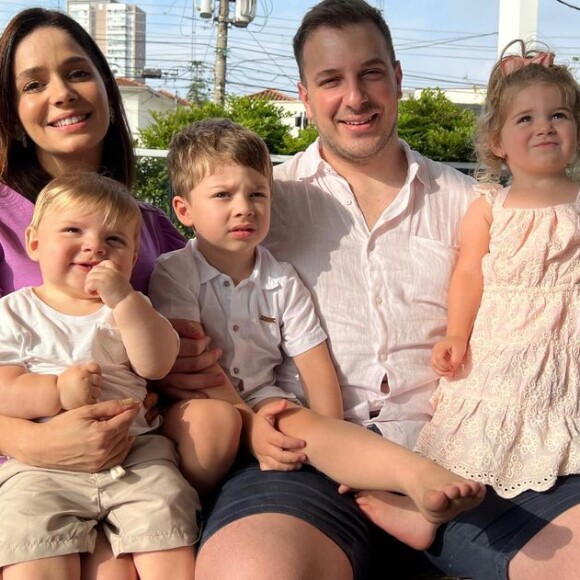 Sabrina Petraglia compartilha a rotina da família em sua rede social