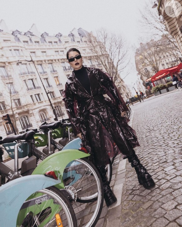 Gkay roubou a cena na Semana de Moda de Paris recentemente