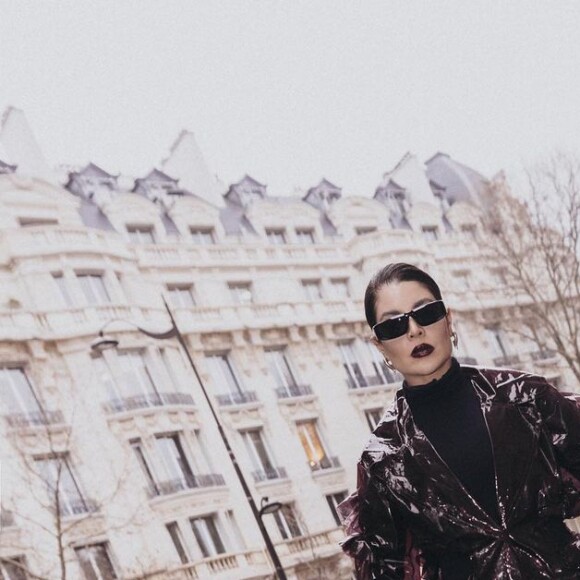 Gkay roubou a cena na Semana de Moda de Paris recentemente