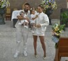 A cerimônia de batizado aconteceu em uam igreja católica de Goiânia