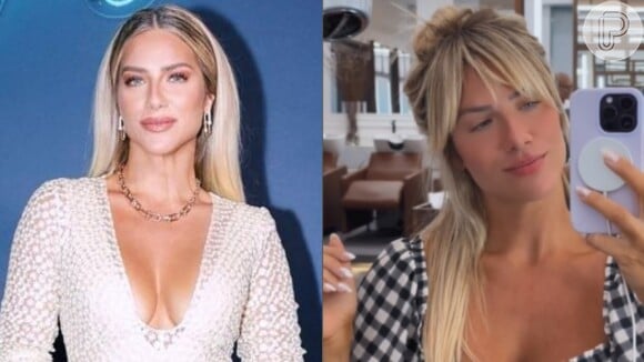 Antes e depois de Giovanna Ewbank gerou elogios à apresentadora nas redes sociais