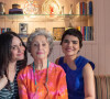 No hospital, Cidália (Cassia Kis) recebe a visita de Cotinha (Ana Lúcia Torre) e Leonor (Vanessa Giácomo), na novela 'Travessia'