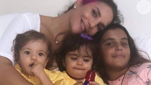 Ivete Sangalo é mãe das gêmeas Helena e Marina, e Marcelo