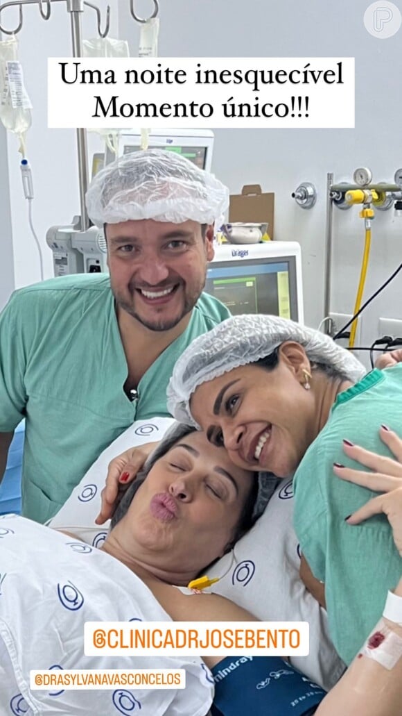 Claudia Raia deu à luz seu terceiro filho na noite de 11 de fevereiro de 2023