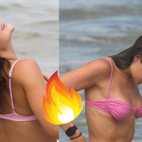 Jade Picon na praia em 20 fotos de tirar o fôlego: influencer exibe marquinha ao levantar biquíni no limite. Confira!