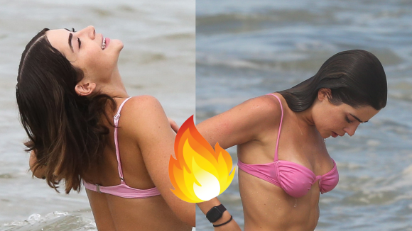 Jade Picon na praia em 20 fotos de tirar o fôlego: influencer exibe marquinha ao levantar biquíni no limite. Confira!