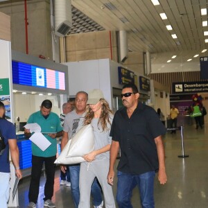 Gisele Bündchen também estava acompanhada de um segurança