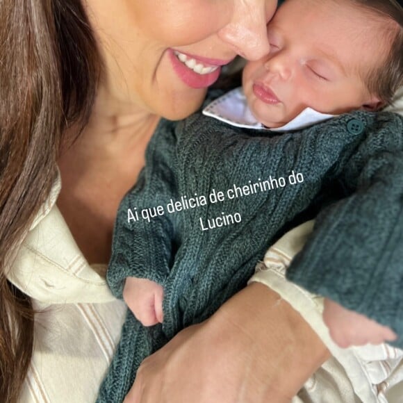Claudia Raia tem exibido diversas fotos de Luca nas redes sociais