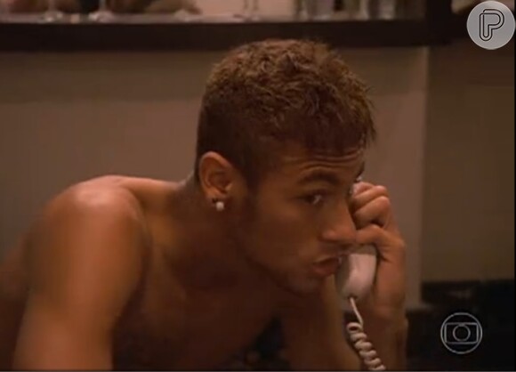 Neymar em cena da novela 'Amor à Vida'