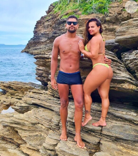 Viviane Araujo e Guilherme Militão estão juntos desde 2019