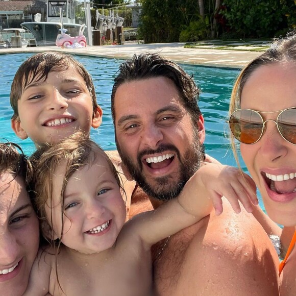 Claudia Leitte e Márcio são pais de Davi, 13 anos, Rafael, 9, e Bela, 3