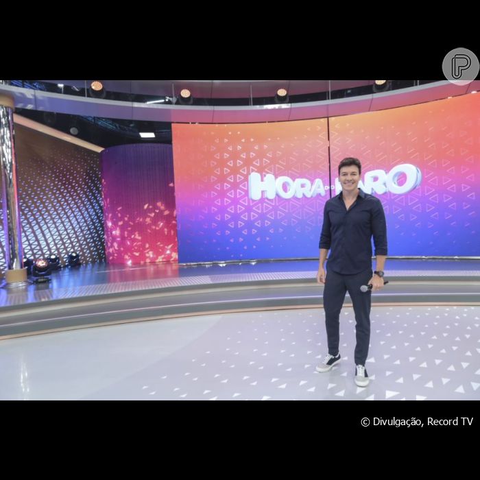 Rodrigo Faro renovou contrato com a Record TV em 2023 Purepeople