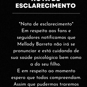 Cunhada de Virgínia Fonseca, Mellody Barretos emitiu comunicado oficial após vídeo do marido viralizar nas redes