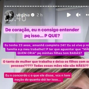 Virgínia Fonseca publicou Stories chorando após a briga